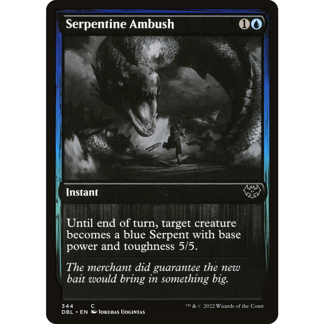 Serpentine Ambush (Innistrad: Double Feature) Light Play