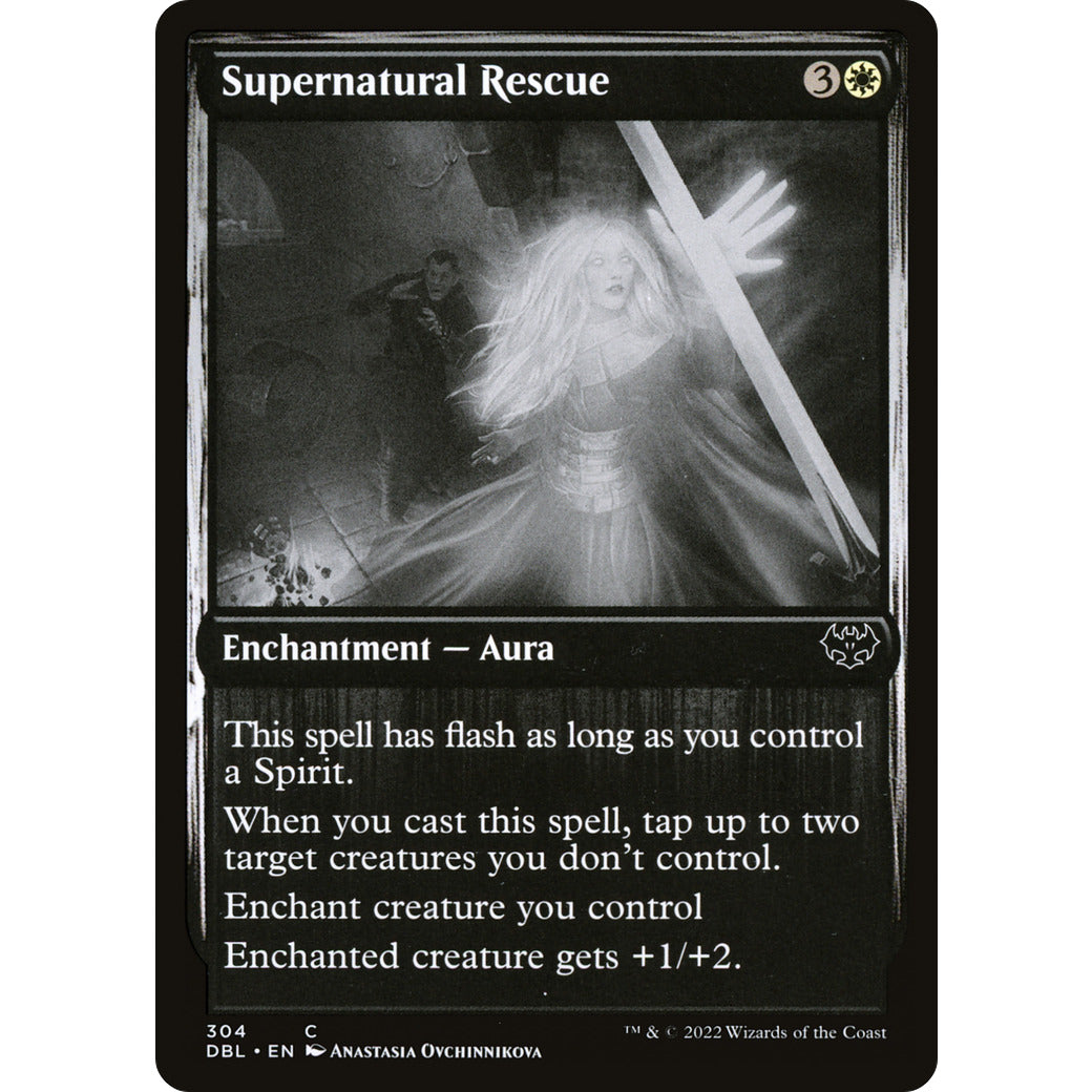Supernatural Rescue (Innistrad: Double Feature) Light Play