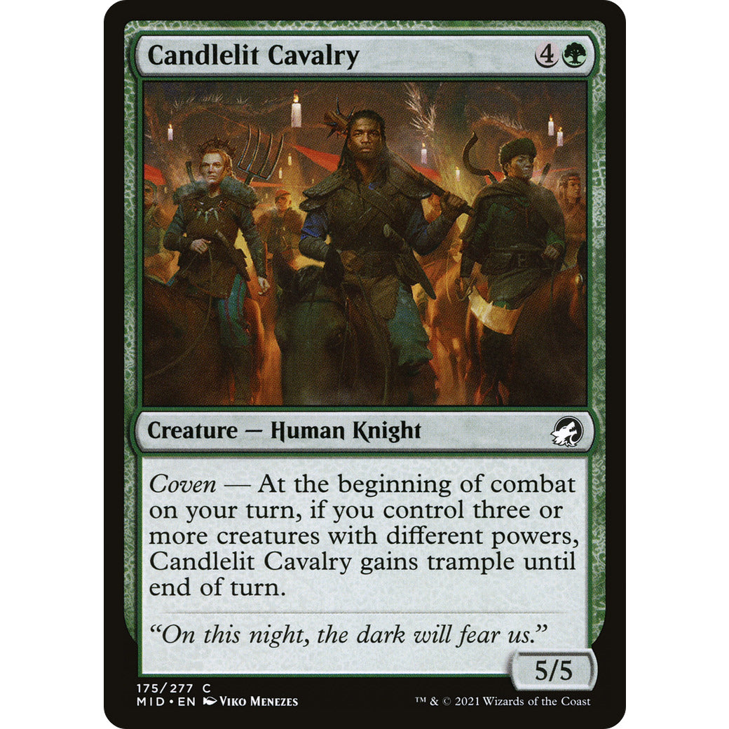 Candlelit Cavalry (Innistrad: Midnight Hunt) Light Play Foil