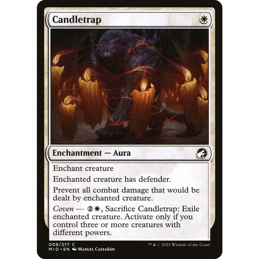 Candletrap (Innistrad: Midnight Hunt) Light Play Foil