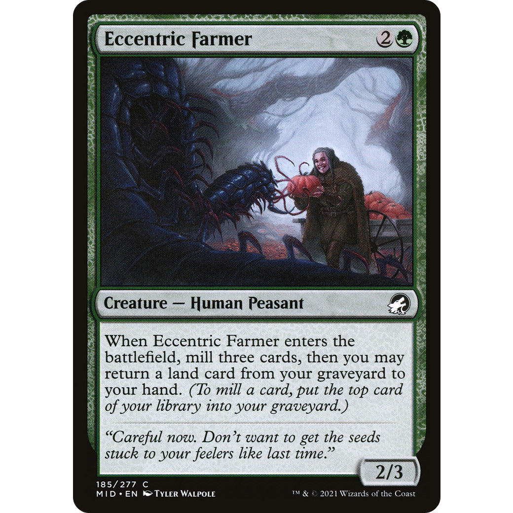 Eccentric Farmer (Innistrad: Midnight Hunt) Light Play Foil