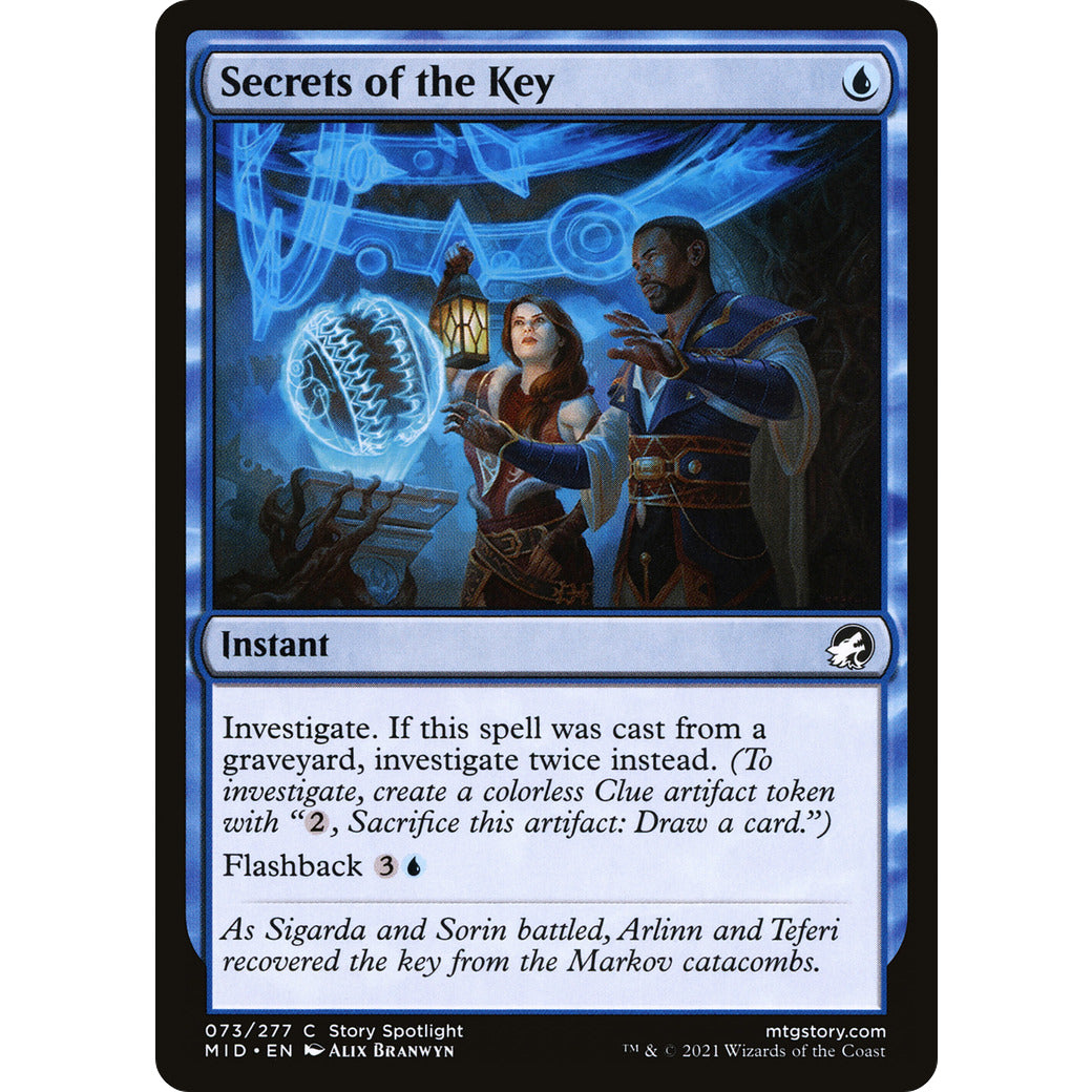 Secrets of the Key (Innistrad: Midnight Hunt) Light Play Foil