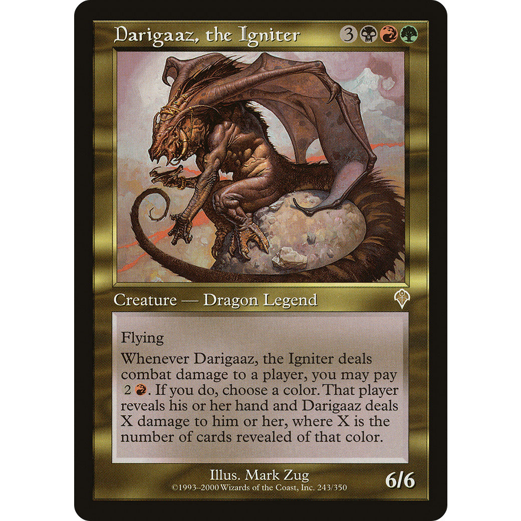 Darigaaz, the Igniter (Invasion) Light Play