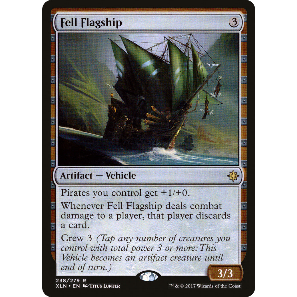 Fell Flagship (Ixalan) Light Play