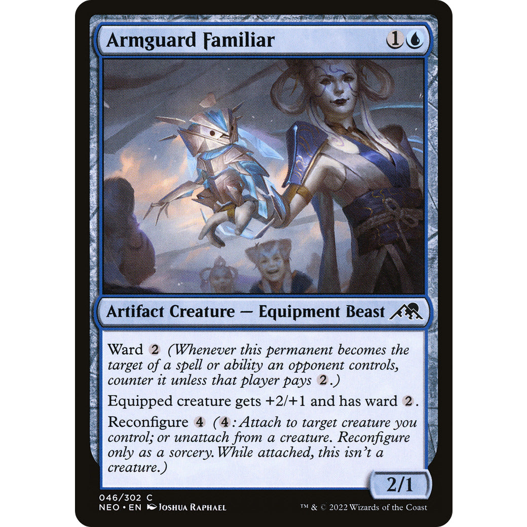 Armguard Familiar (Kamigawa: Neon Dynasty) Near Mint Foil