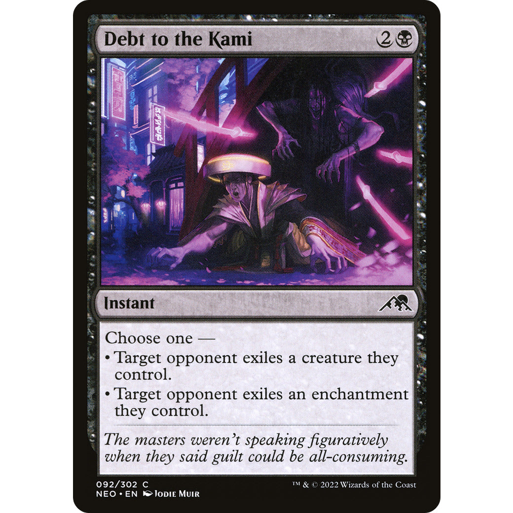 Debt to the Kami (Kamigawa: Neon Dynasty) Near Mint Foil