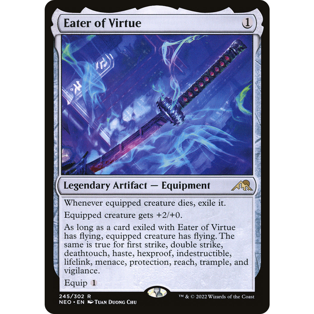 Eater of Virtue (Kamigawa: Neon Dynasty) Light Play