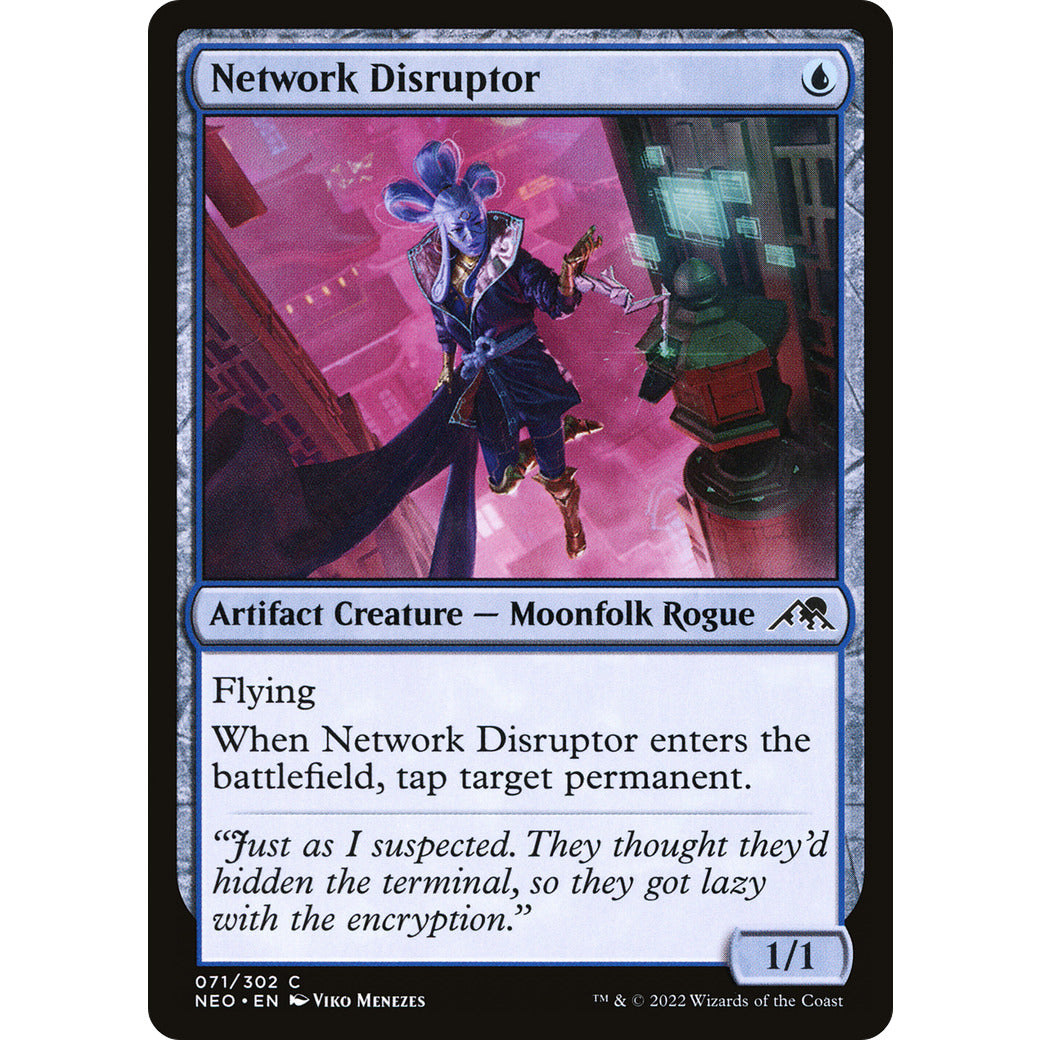 Network Disruptor (Kamigawa: Neon Dynasty) Near Mint Foil