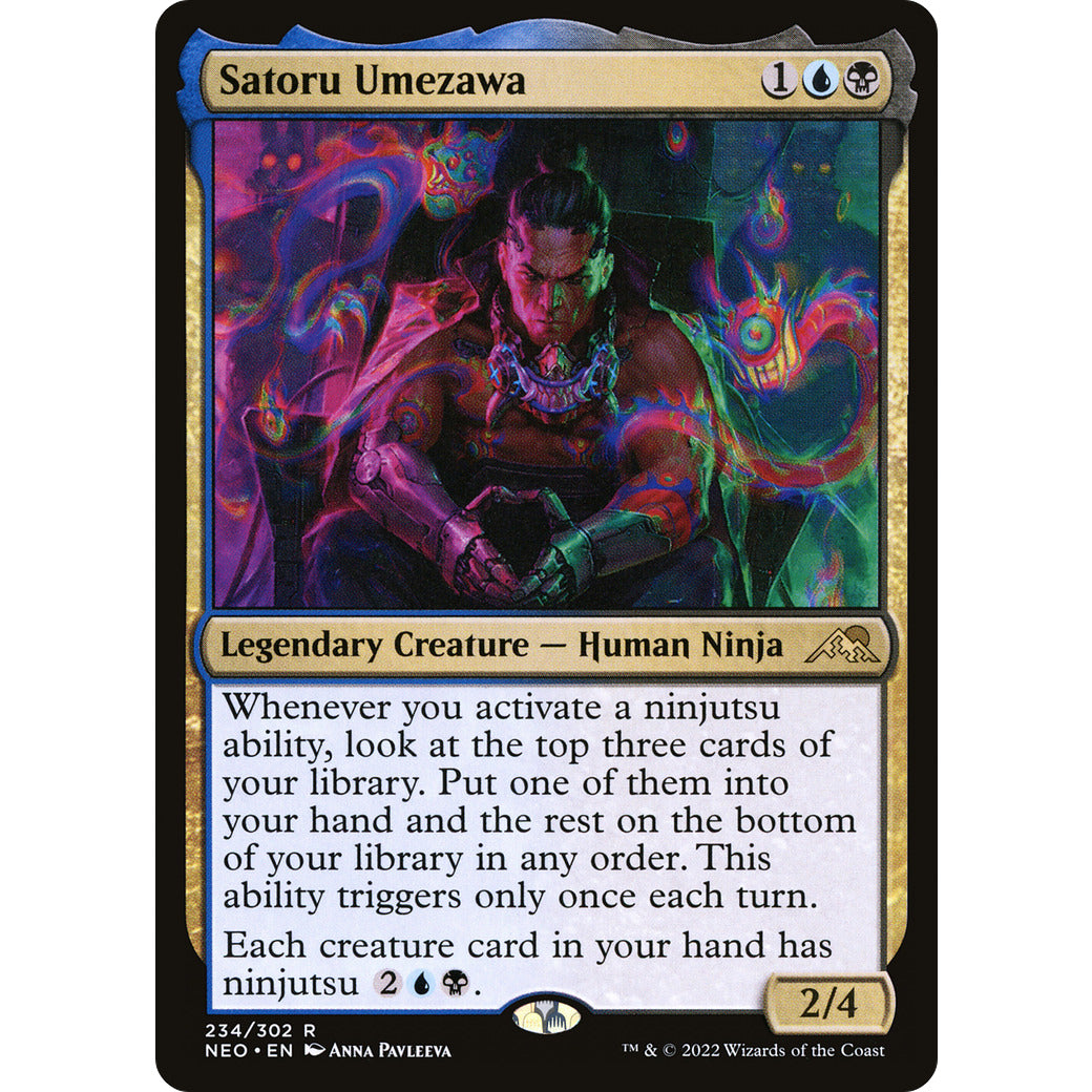 Satoru Umezawa (Kamigawa: Neon Dynasty) Light Play