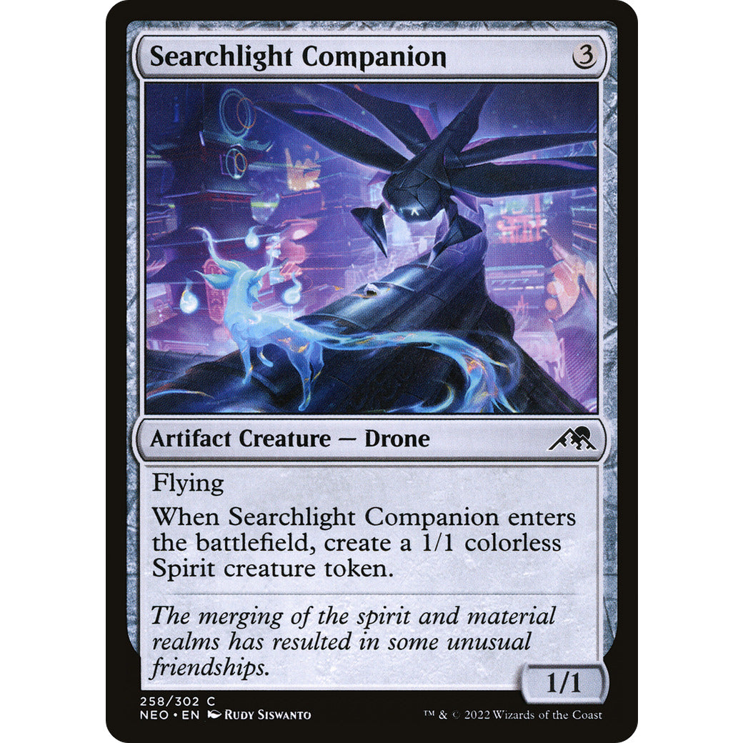Searchlight Companion (Kamigawa: Neon Dynasty) Near Mint Foil