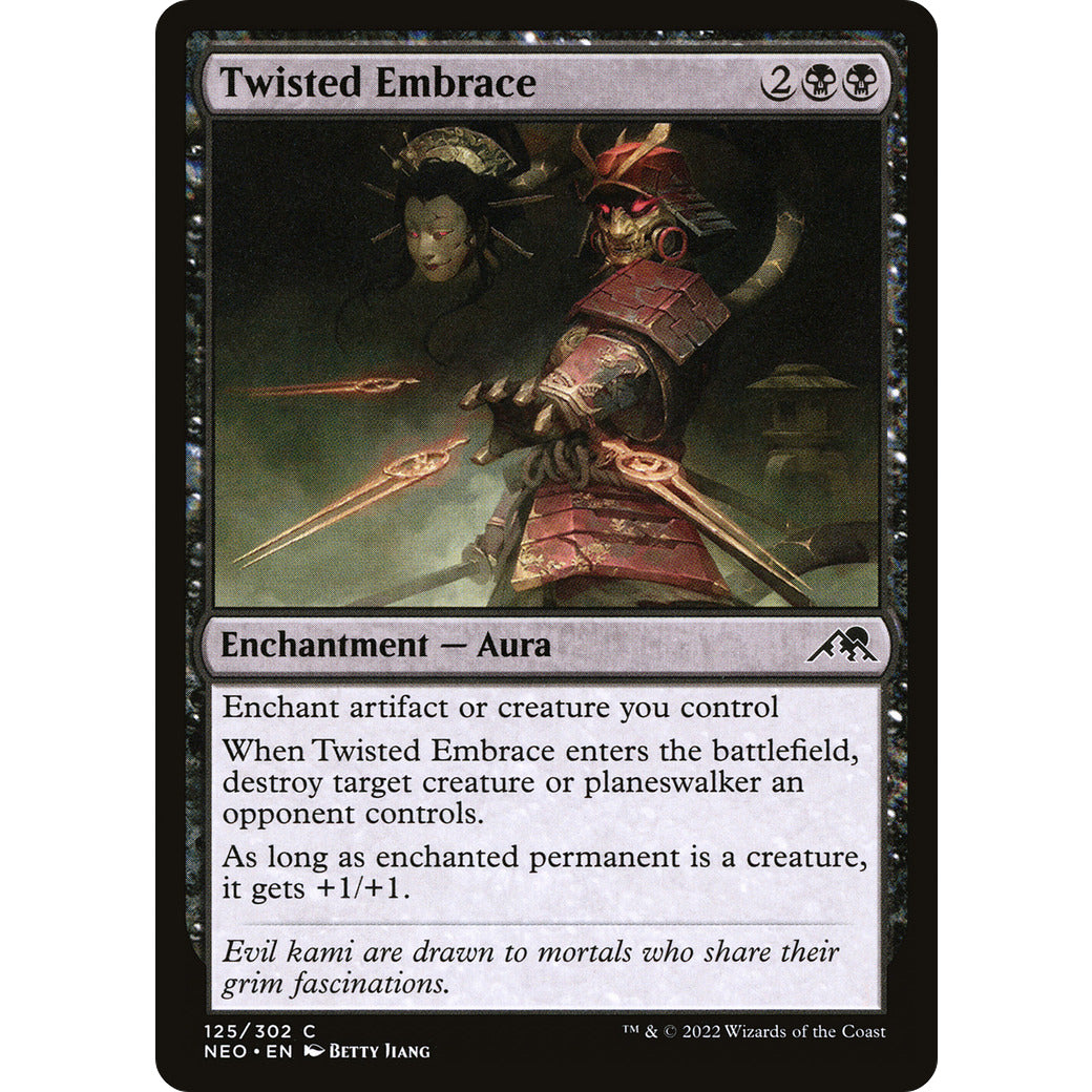 Twisted Embrace (Kamigawa: Neon Dynasty) Near Mint Foil