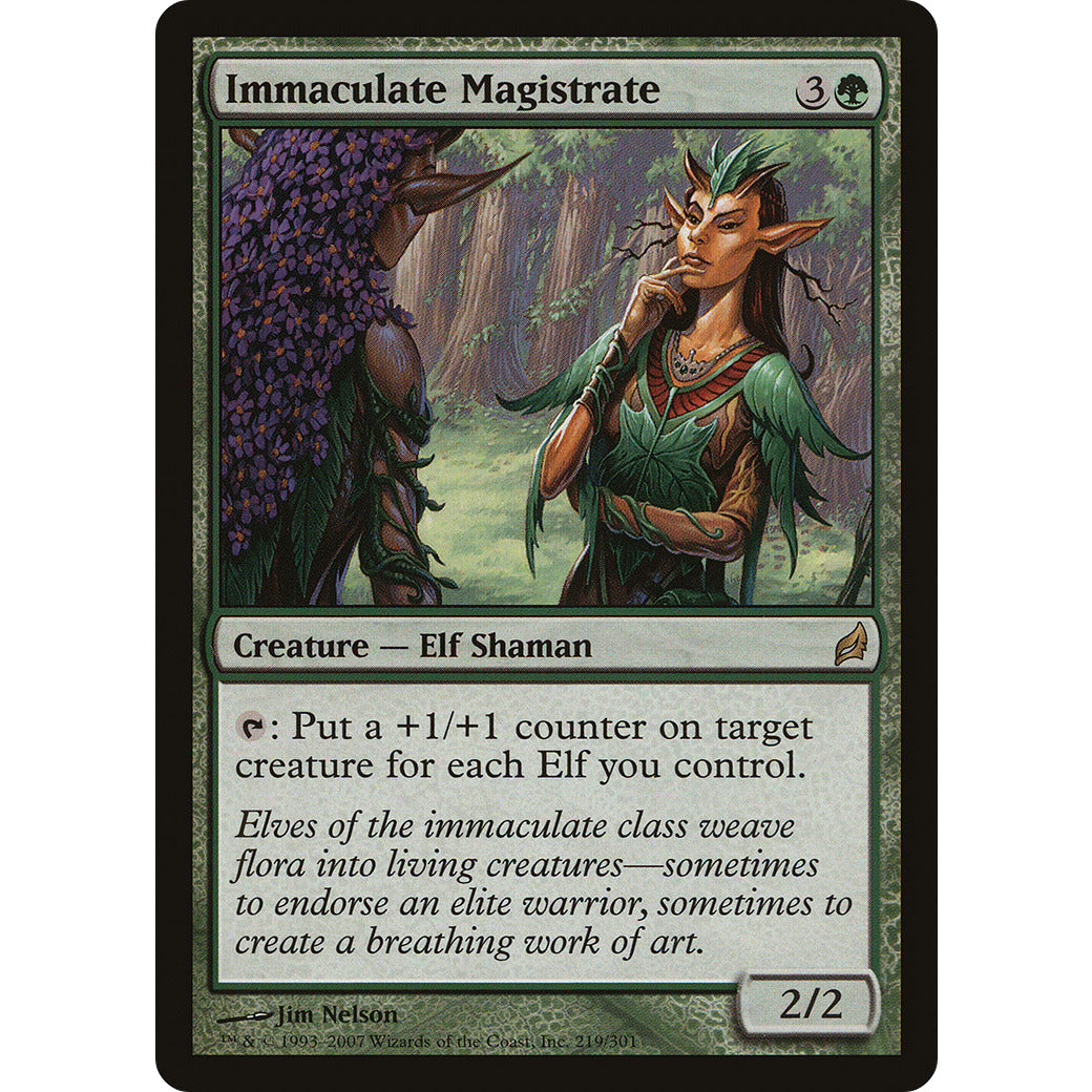 Immaculate Magistrate (Lorwyn) Light Play