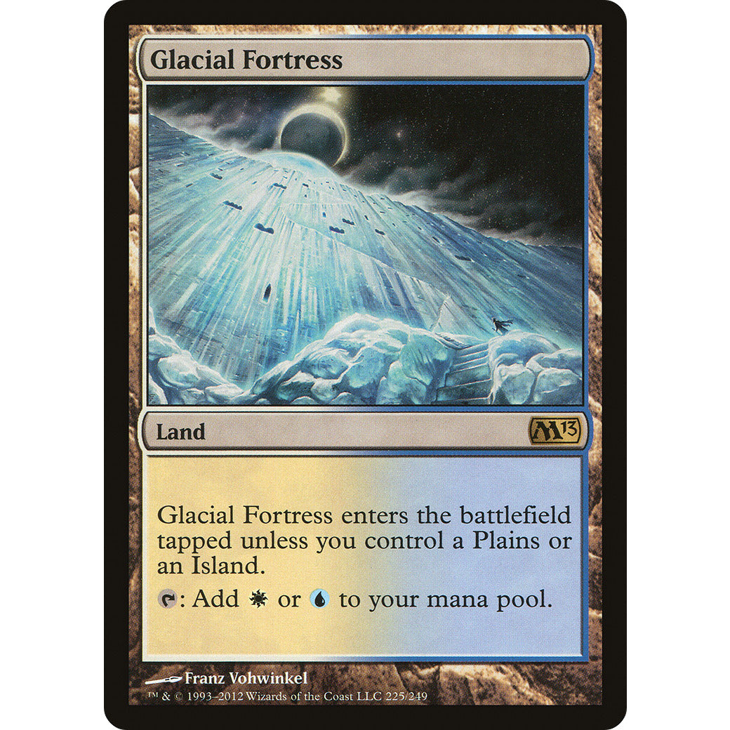 Glacial Fortress (Magic 2013 Core Set) Light Play