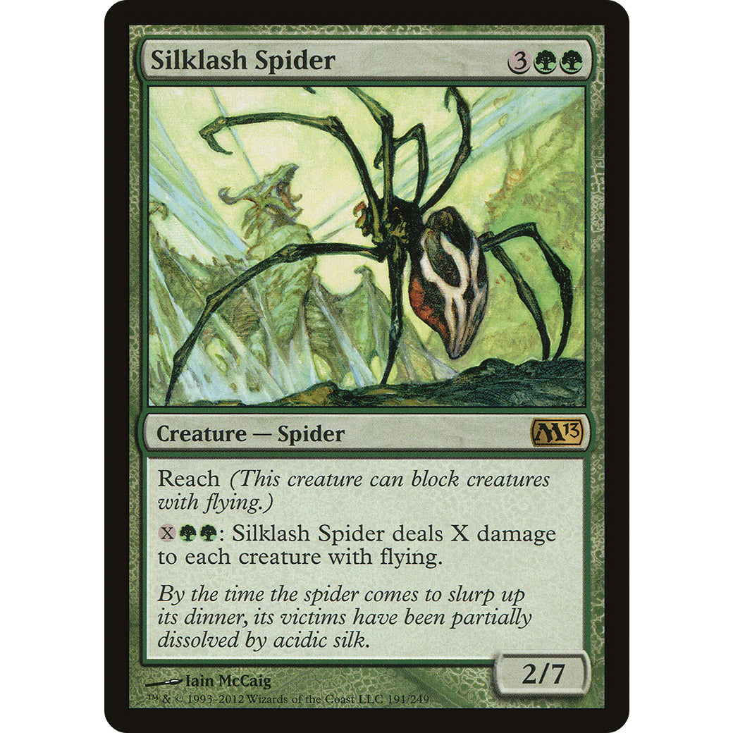 Silklash Spider (Magic 2013 Core Set) Light Play