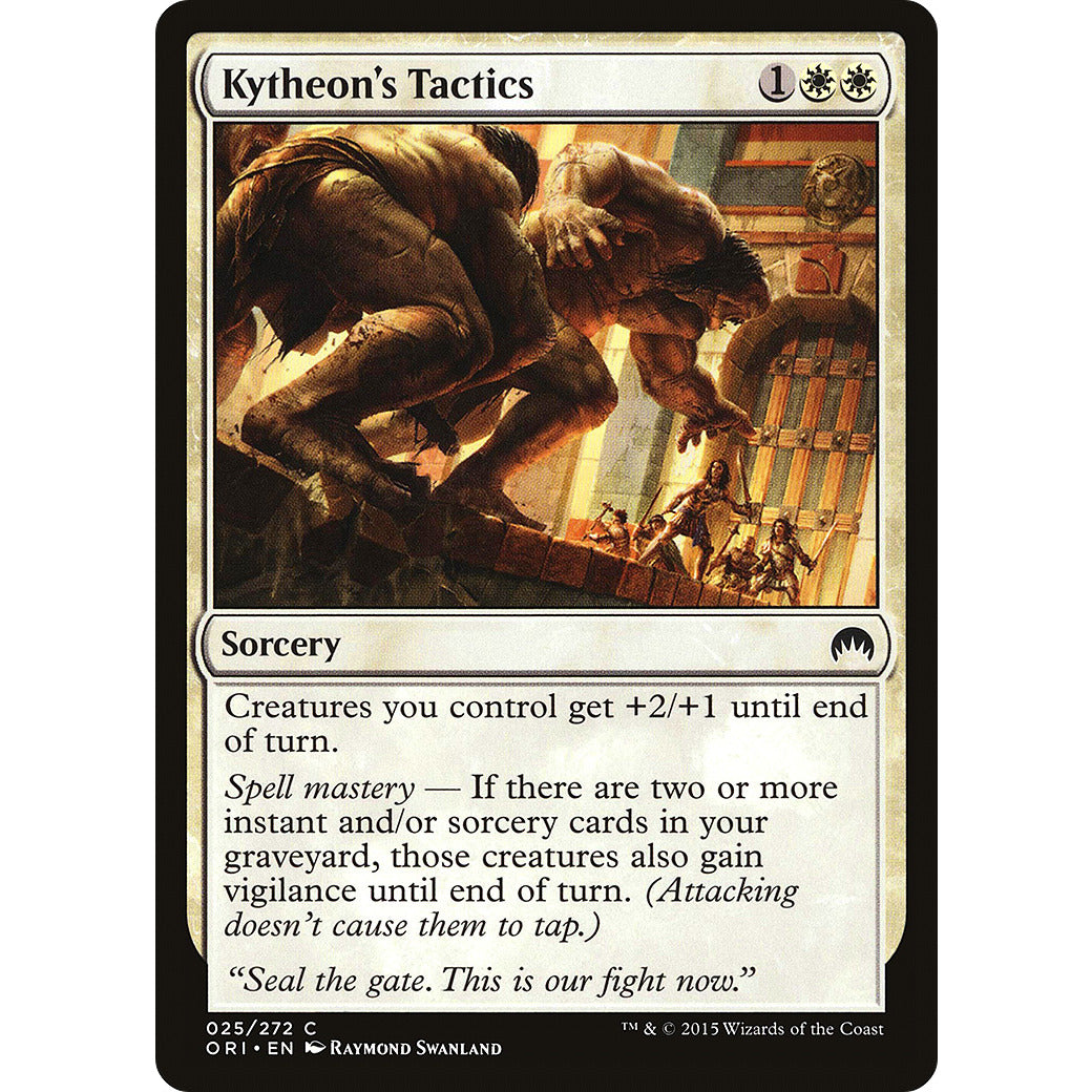 Kytheon's Tactics (Magic Origins) Light Play Foil