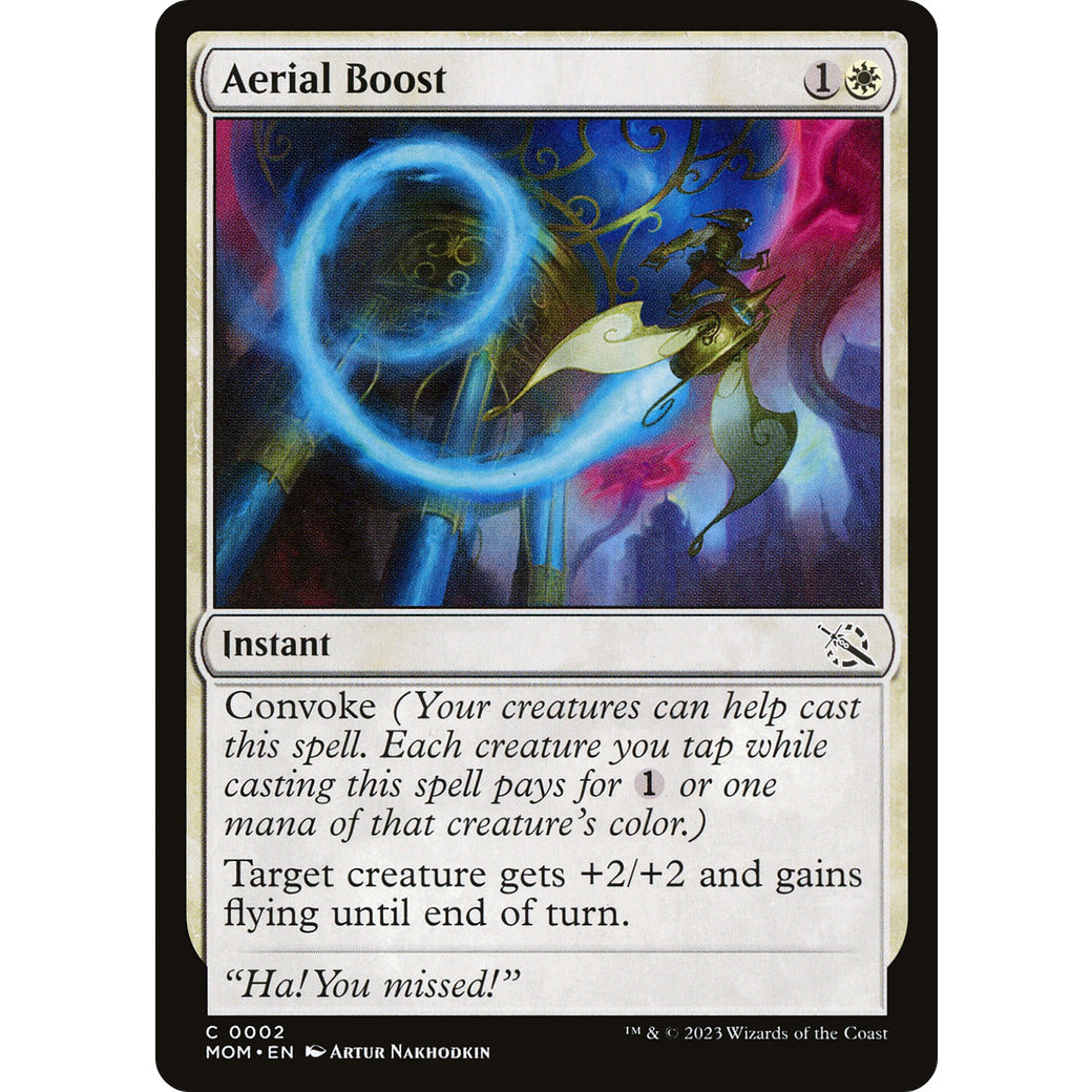 Aerial Boost (March of the Machine) Light Play Foil