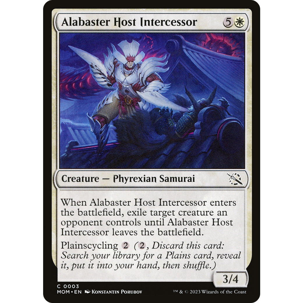 Alabaster Host Intercessor (March of the Machine) Near Mint Foil