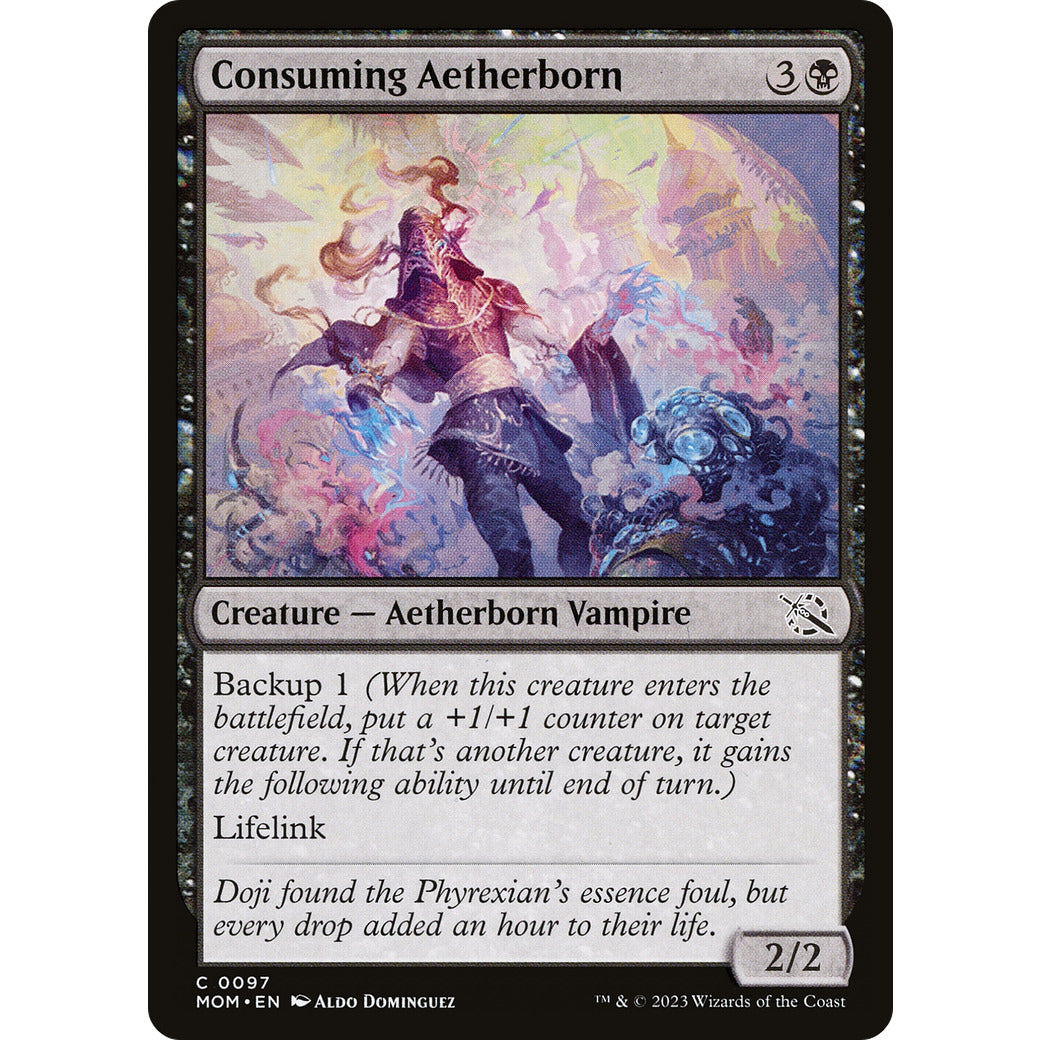 Consuming Aetherborn (March of the Machine) Light Play Foil