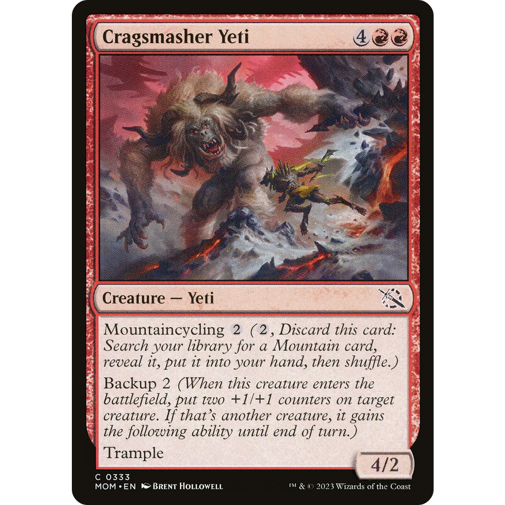 Cragsmasher Yeti (March of the Machine) Near Mint Foil