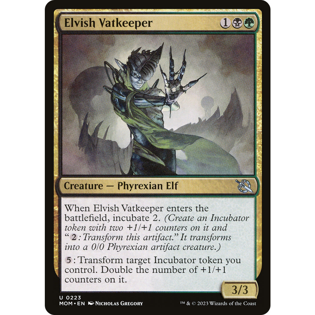 Elvish Vatkeeper (March of the Machine) Near Mint Foil