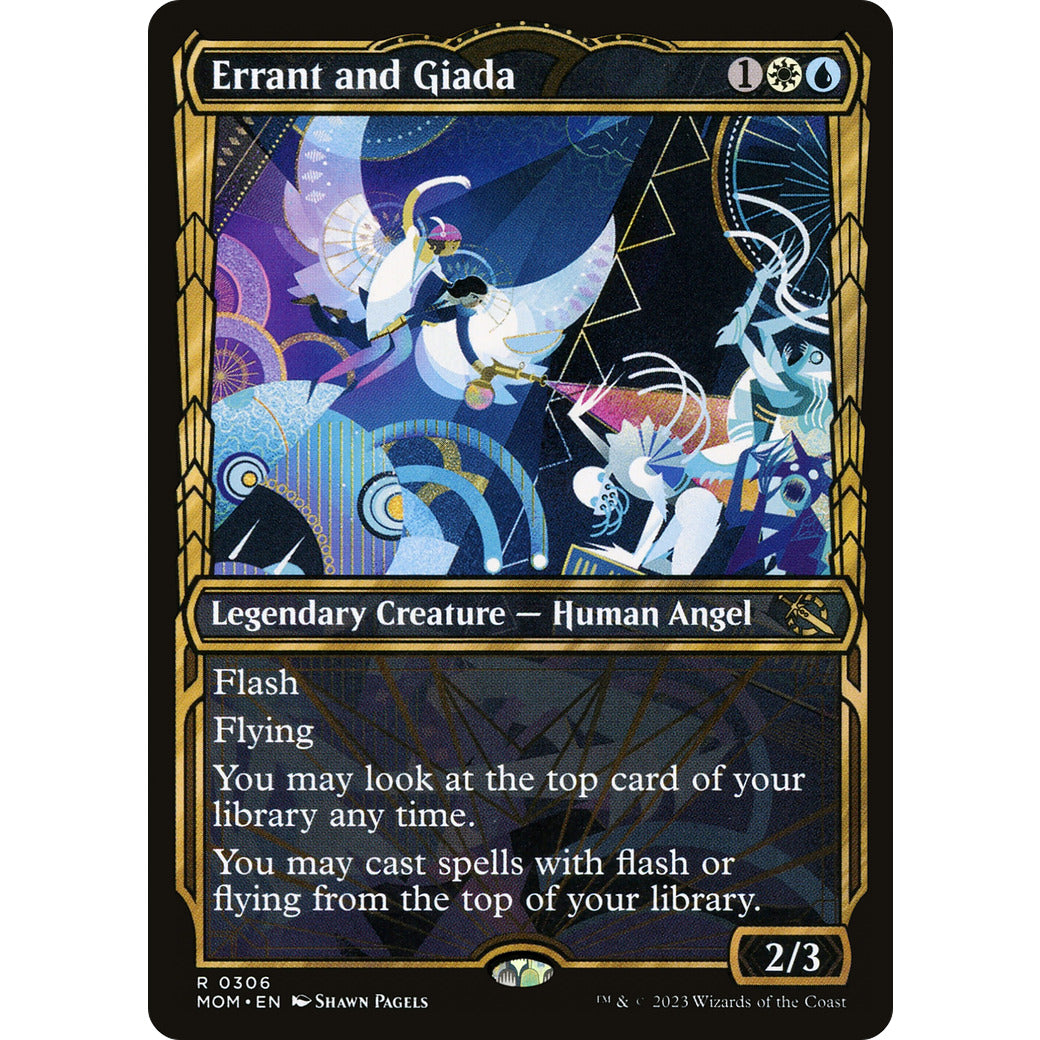 Errant and Giada (Showcase) (March of the Machine) Near Mint Foil