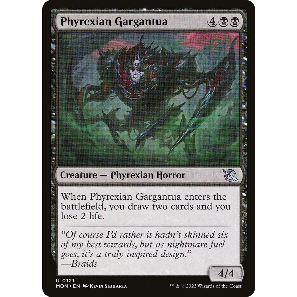 Phyrexian Gargantua (March of the Machine) Light Play Foil