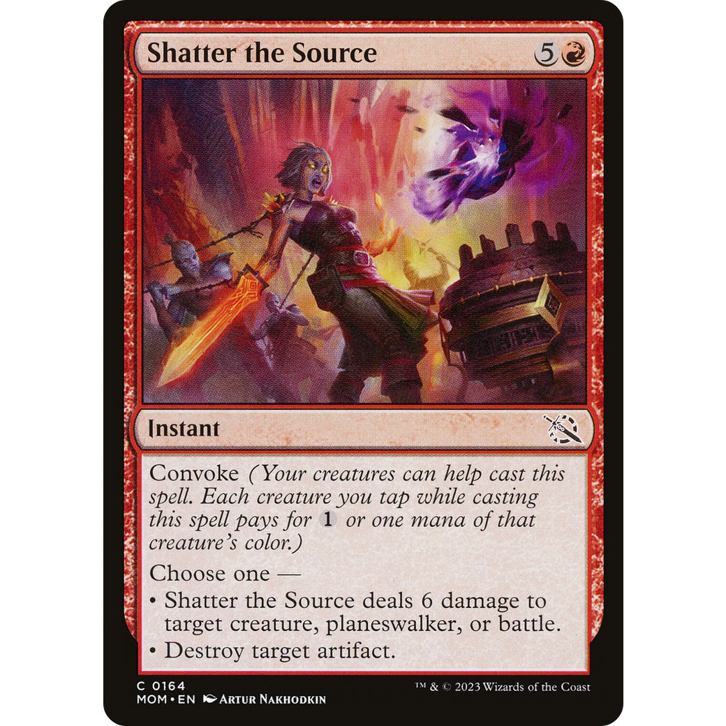 Shatter the Source (March of the Machine) Light Play Foil