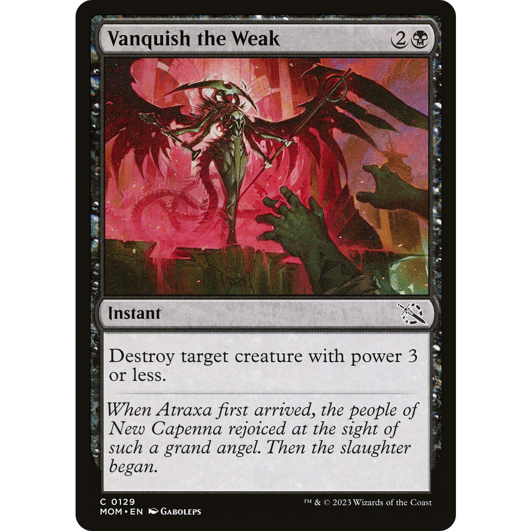 Vanquish the Weak (March of the Machine) Near Mint Foil