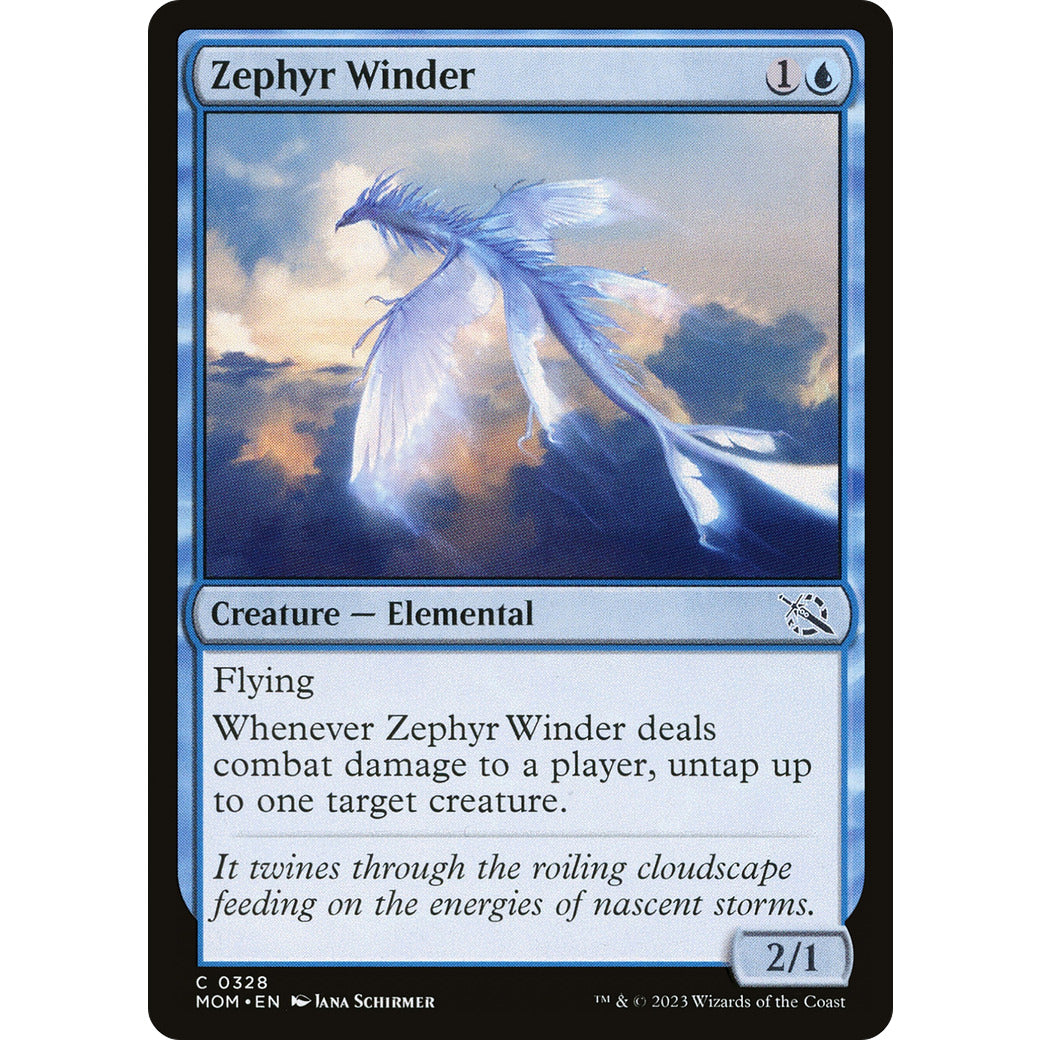 Zephyr Winder (March of the Machine) Light Play Foil