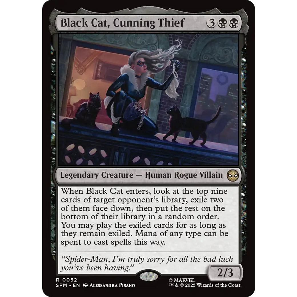 Black Cat, Cunning Thief (Marvel's Spider-Man) Near Mint