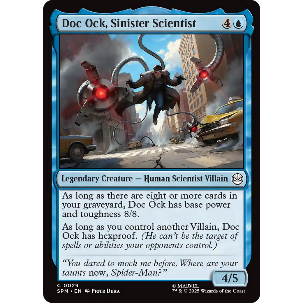 Doc Ock, Sinister Scientist (Marvel's Spider-Man) Near Mint Foil