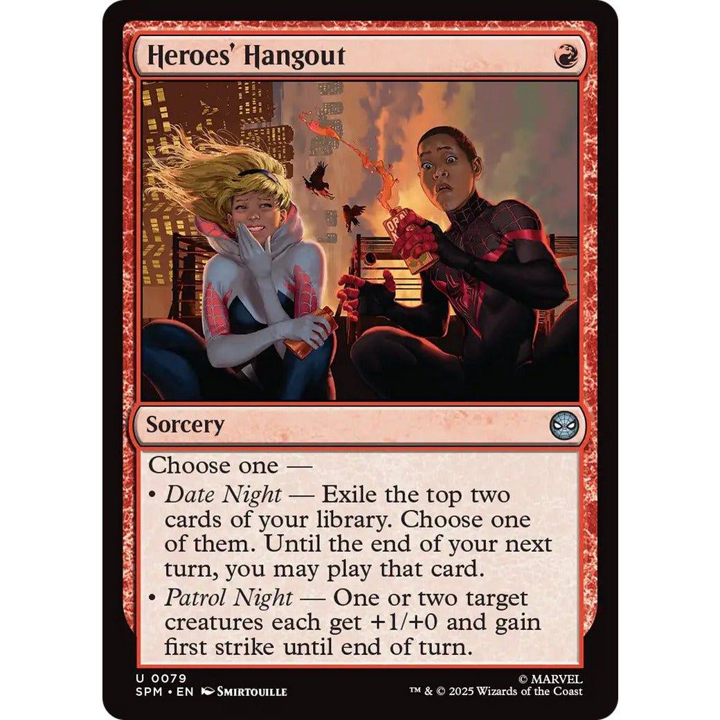 Heroes' Hangout (Marvel's Spider-Man) Near Mint Foil
