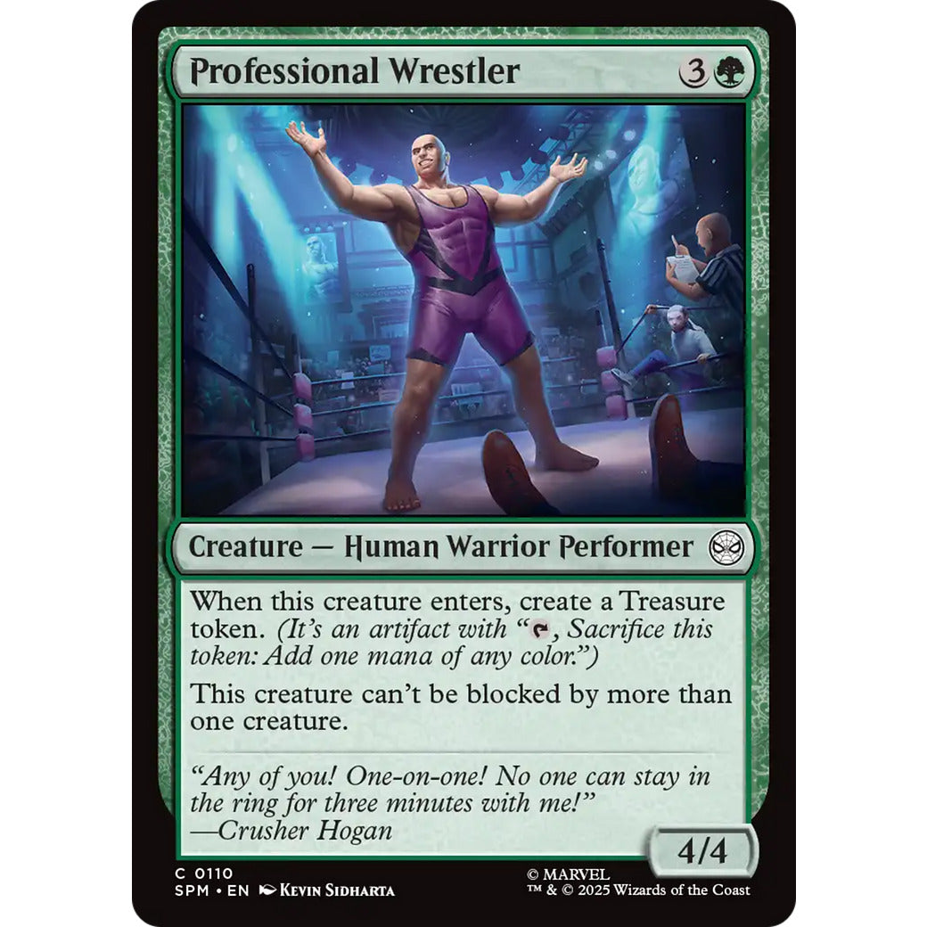 Professional Wrestler (Marvel's Spider-Man) Near Mint Foil