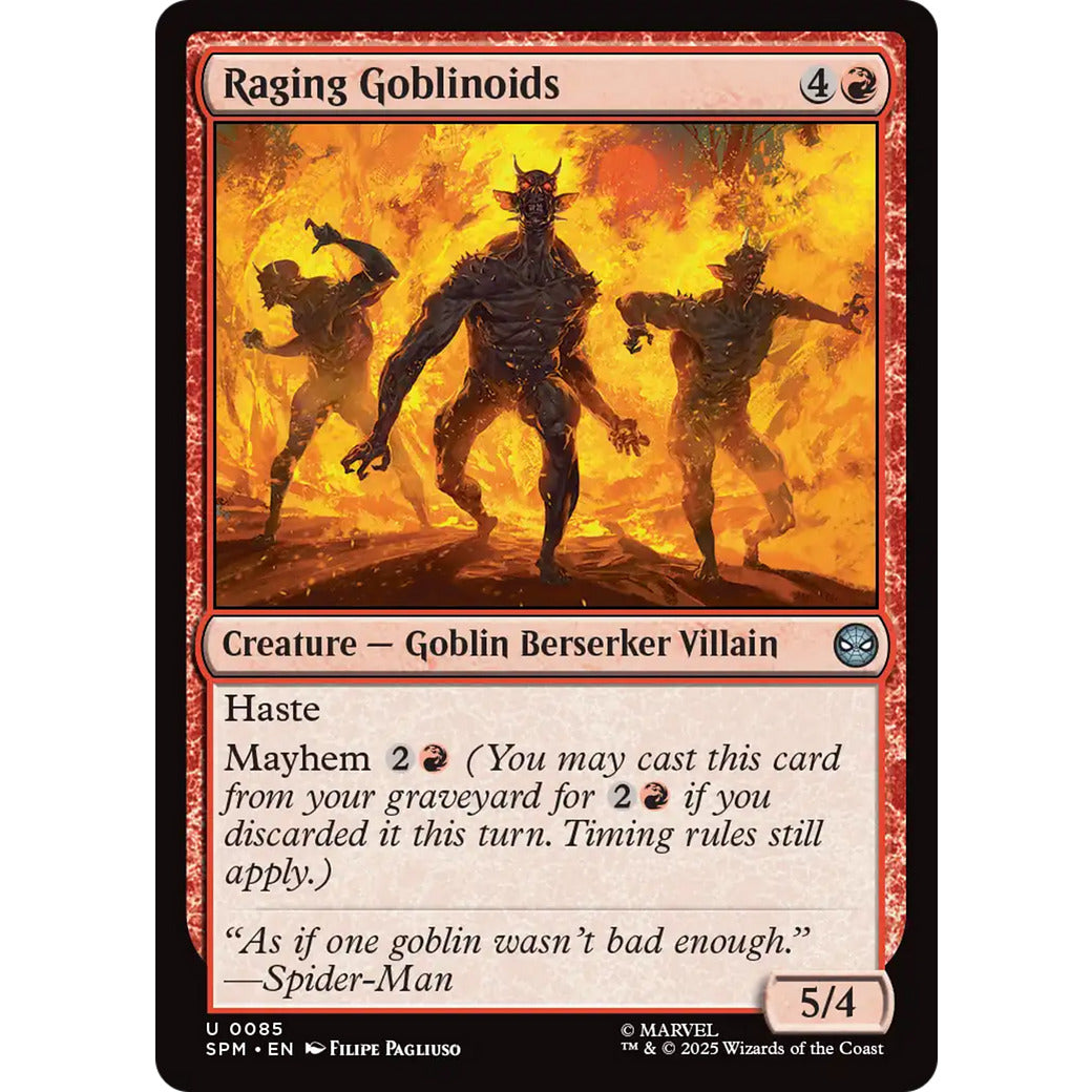 Raging Goblinoids (Marvel's Spider-Man) Near Mint Foil