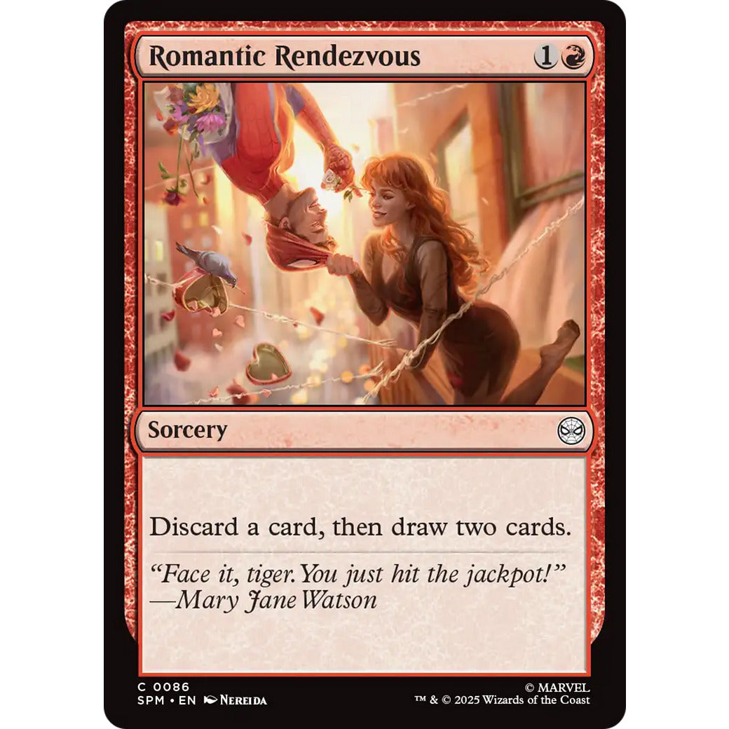 Romantic Rendezvous (Marvel's Spider-Man) Near Mint Foil