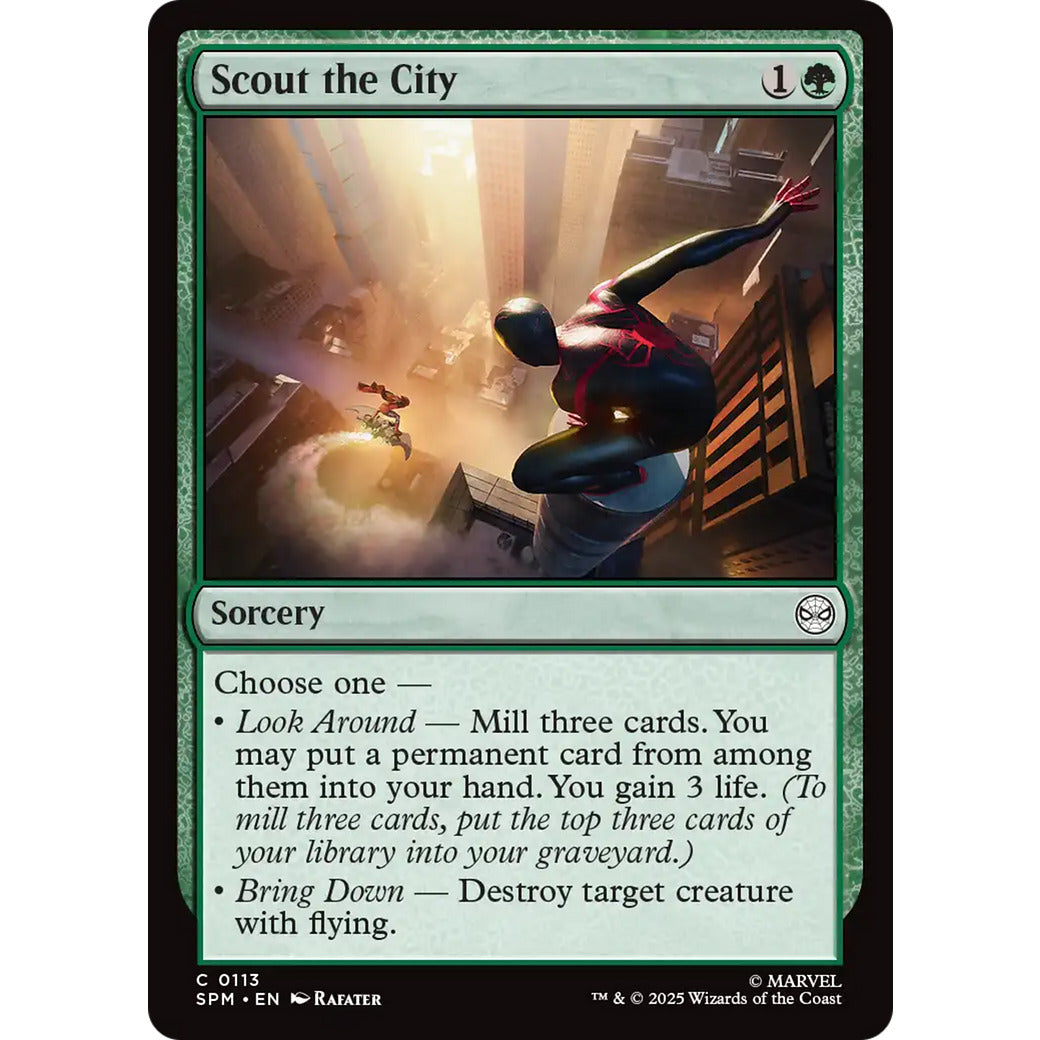 Scout the City (Marvel's Spider-Man) Near Mint Foil