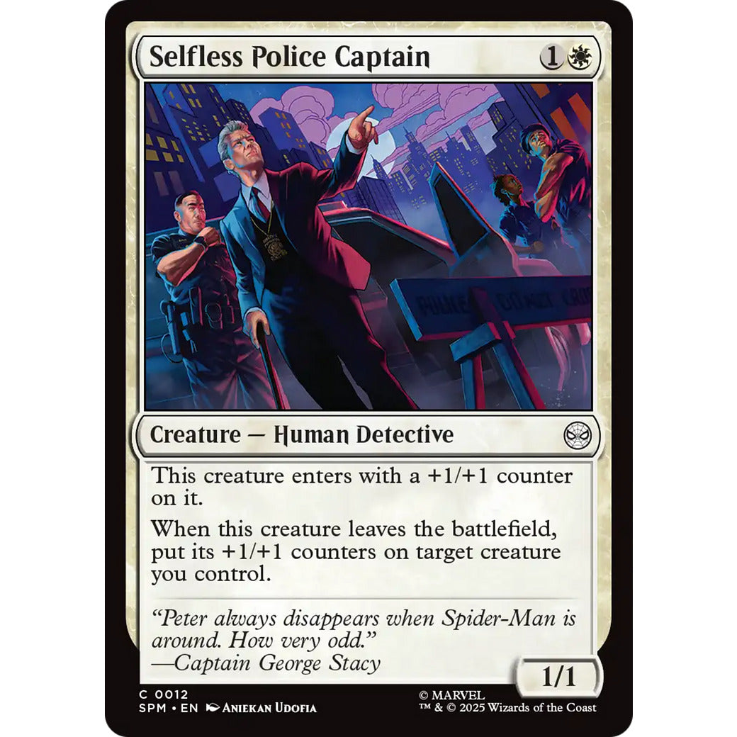Selfless Police Captain (Marvel's Spider-Man) Near Mint Foil