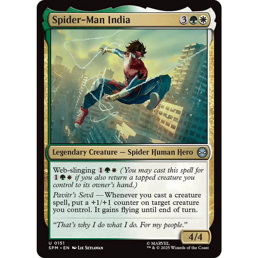 Spider-Man India (Marvel's Spider-Man) Near Mint Foil