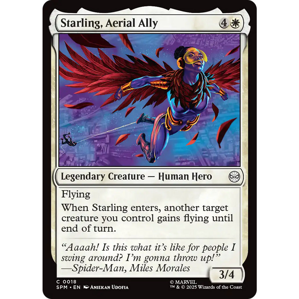 Starling, Aerial Ally (Marvel's Spider-Man) Near Mint Foil