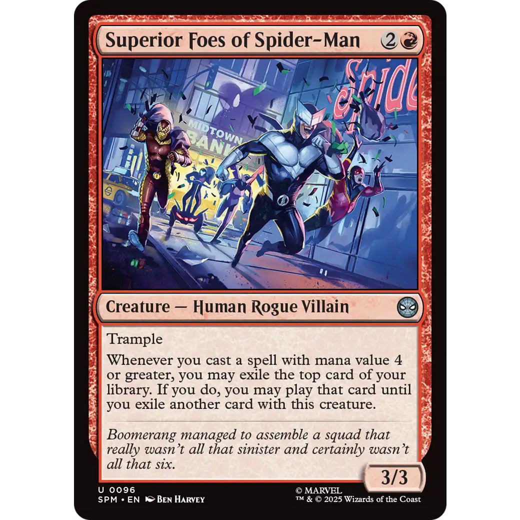 Superior Foes of Spider-Man (Marvel's Spider-Man) Near Mint Foil