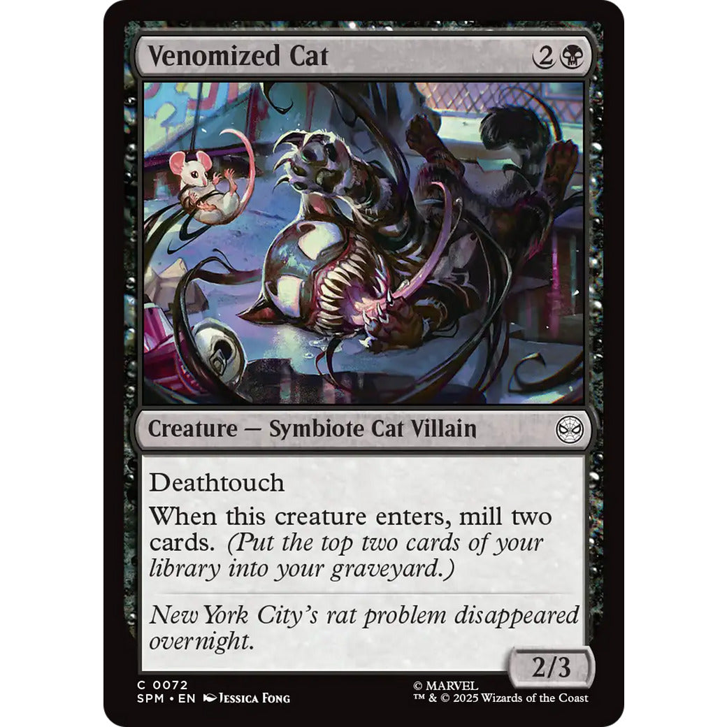 Venomized Cat (Marvel's Spider-Man) Near Mint Foil