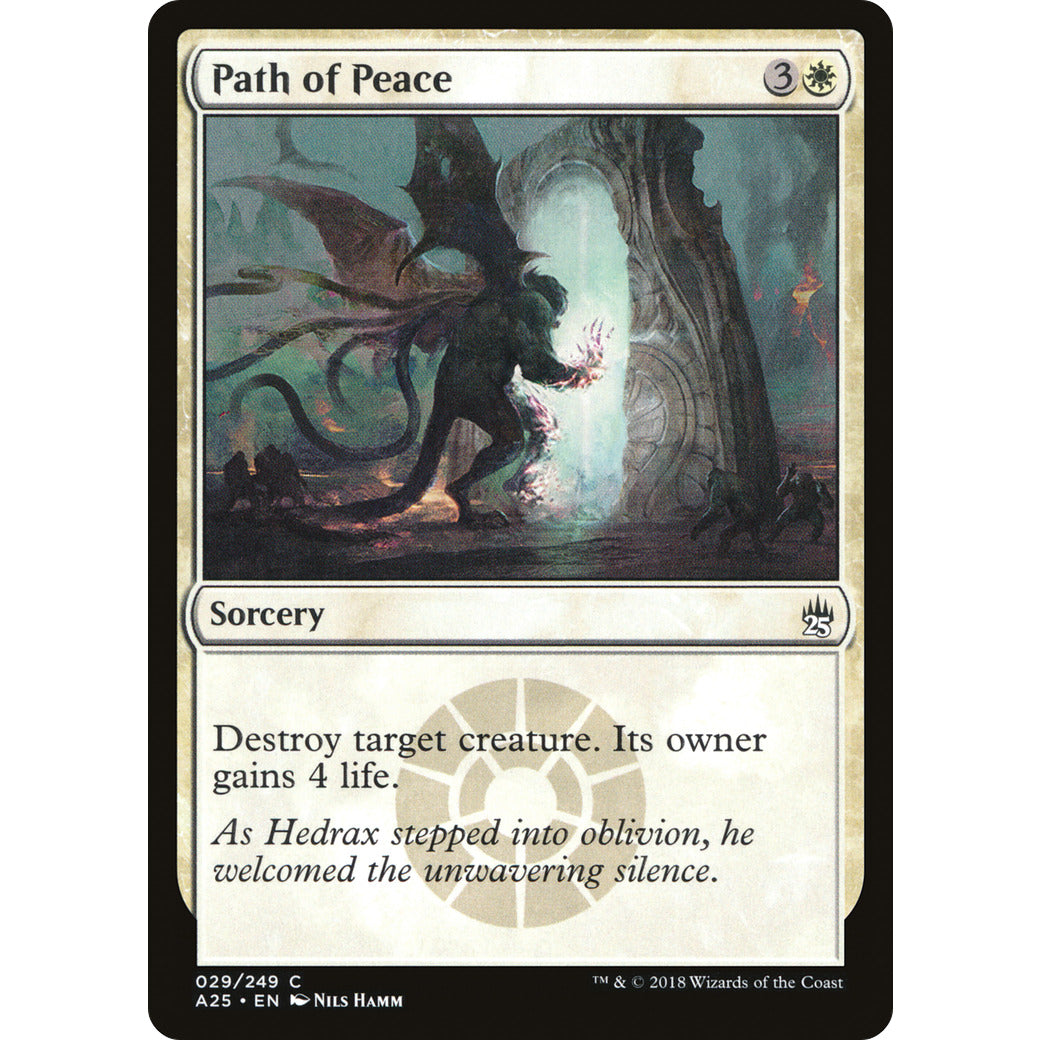 Path of Peace (Masters 25) Light Play Foil