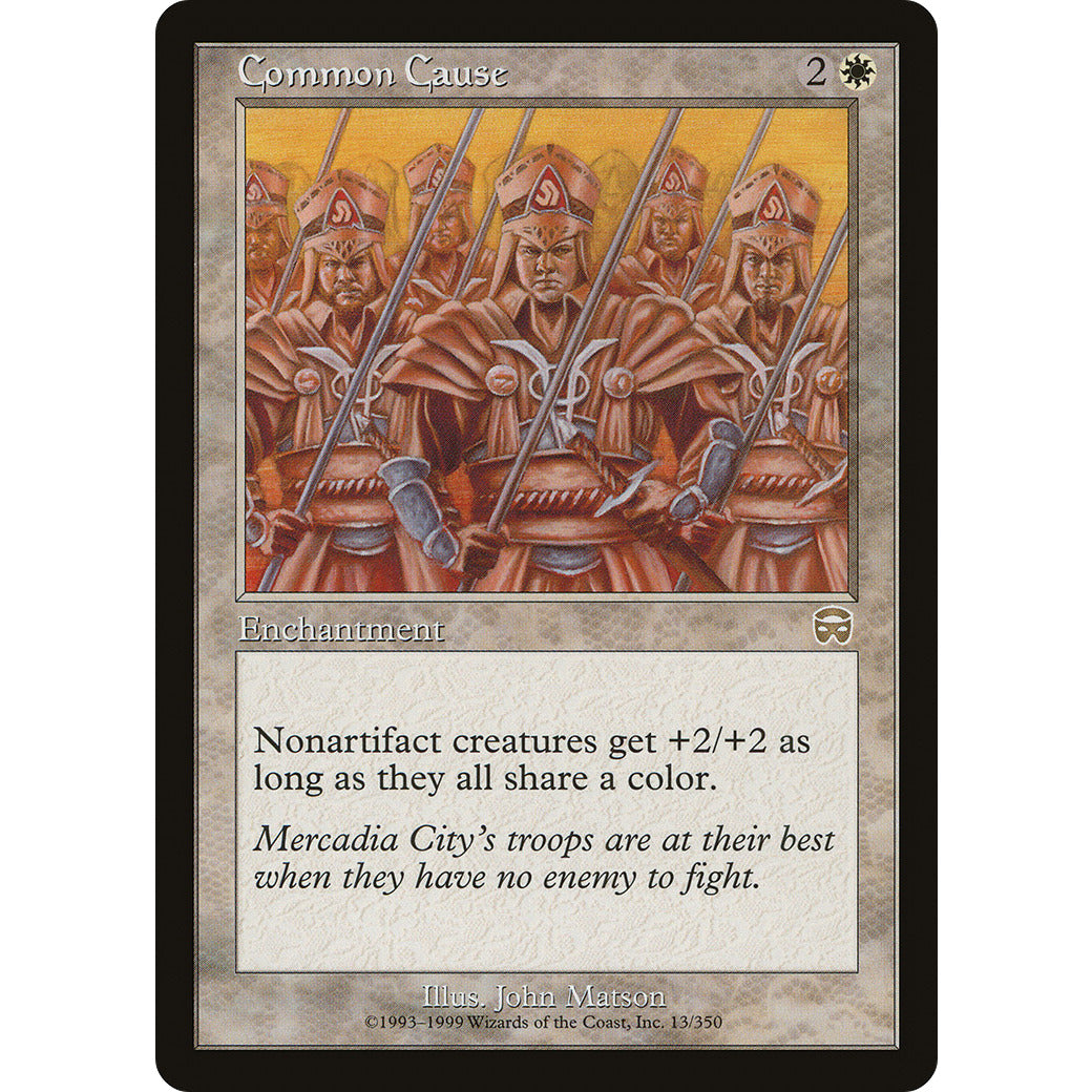 Common Cause (Mercadian Masques) Light Play