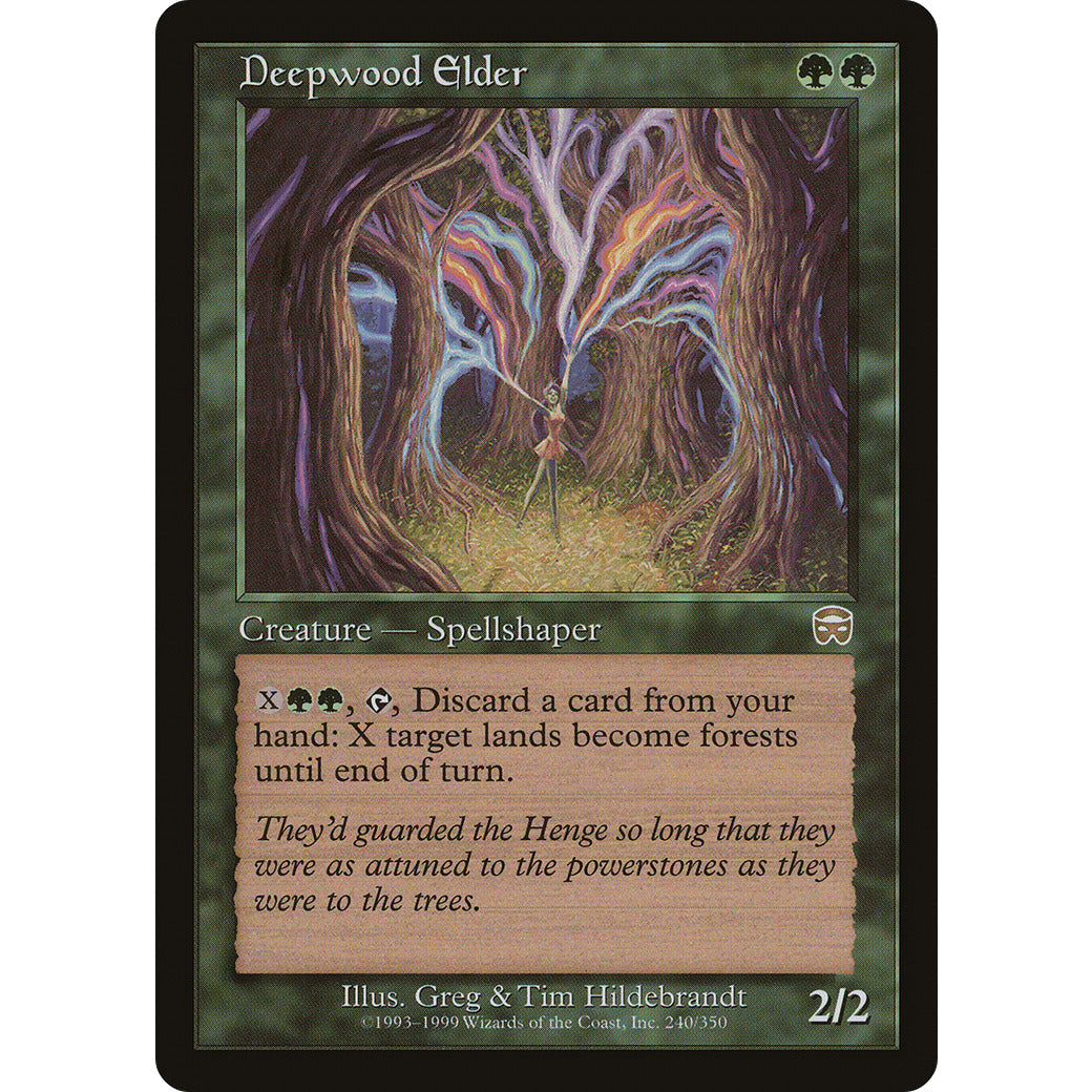 Deepwood Elder (Mercadian Masques) Light Play