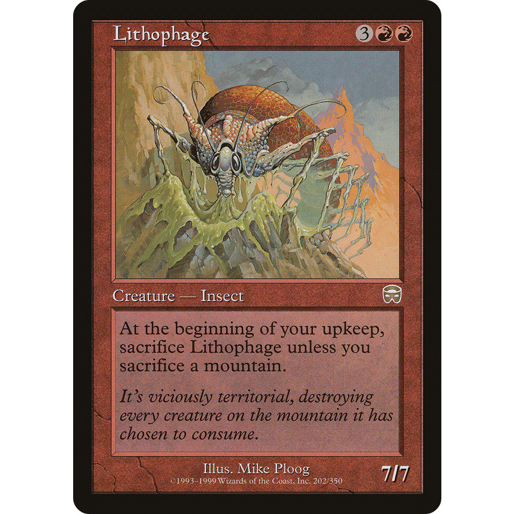 Lithophage (Mercadian Masques) Light Play
