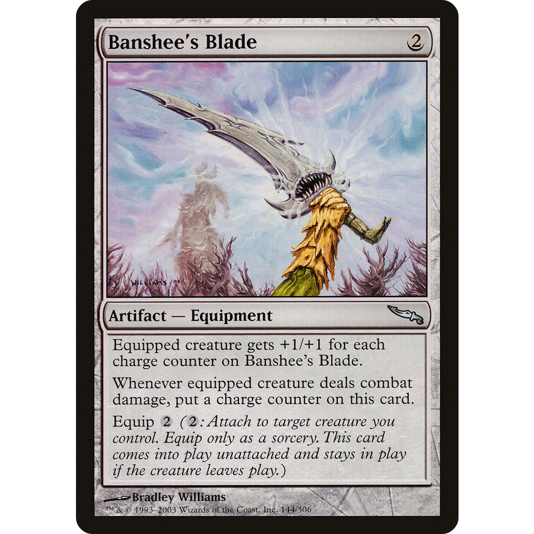 Banshee's Blade (Mirrodin) Light Play