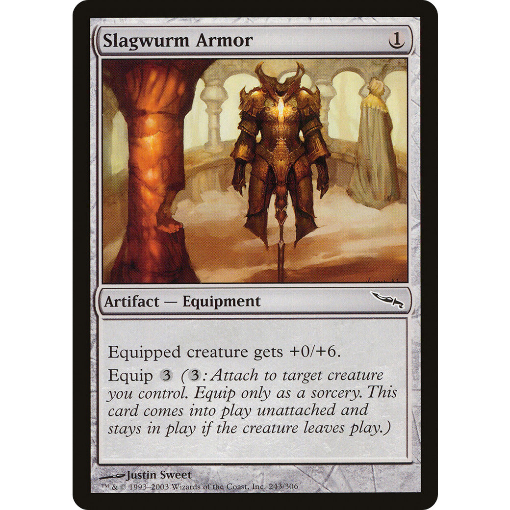 Slagwurm Armor (Mirrodin) Light Play