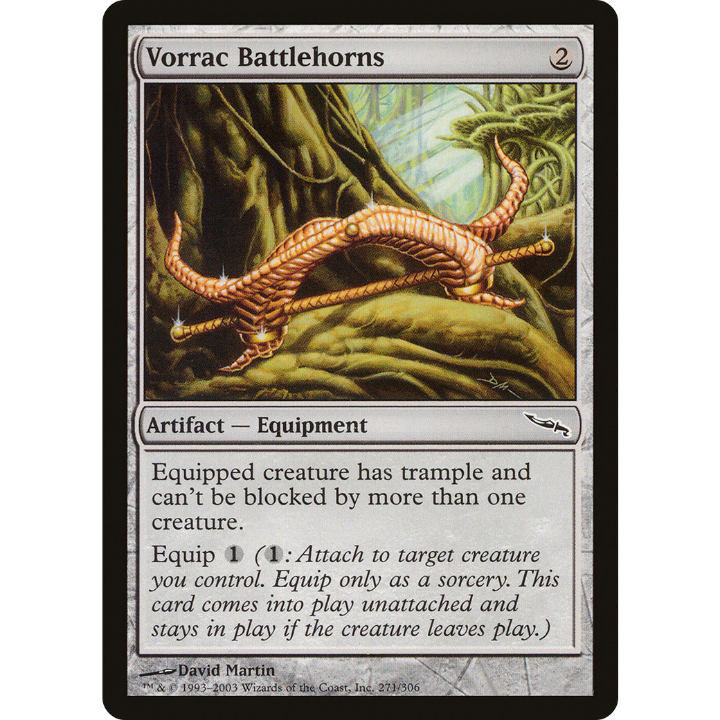 Vorrac Battlehorns (Mirrodin) Light Play