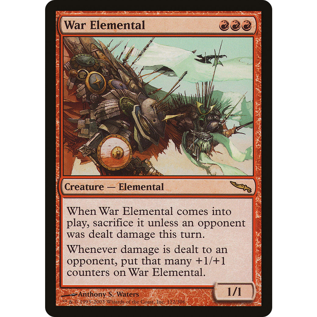War Elemental (Mirrodin) Light Play