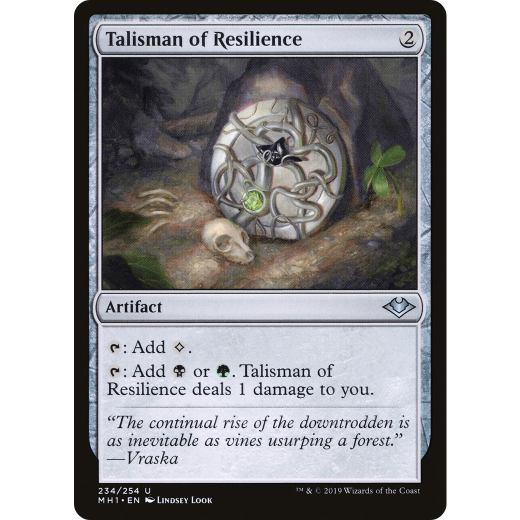 Talisman of Resilience (Modern Horizons) Light Play